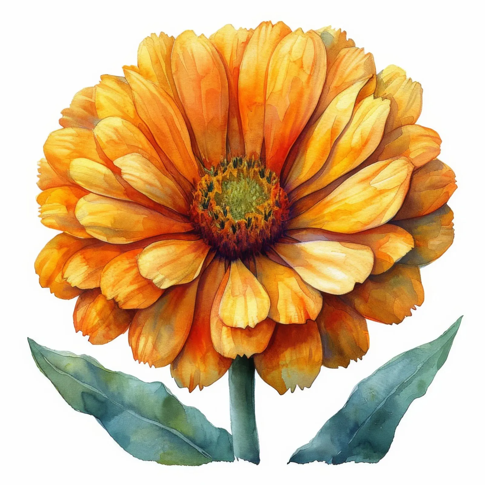 Fiore di calendula 1 pellicola backlit da Bold Blooms