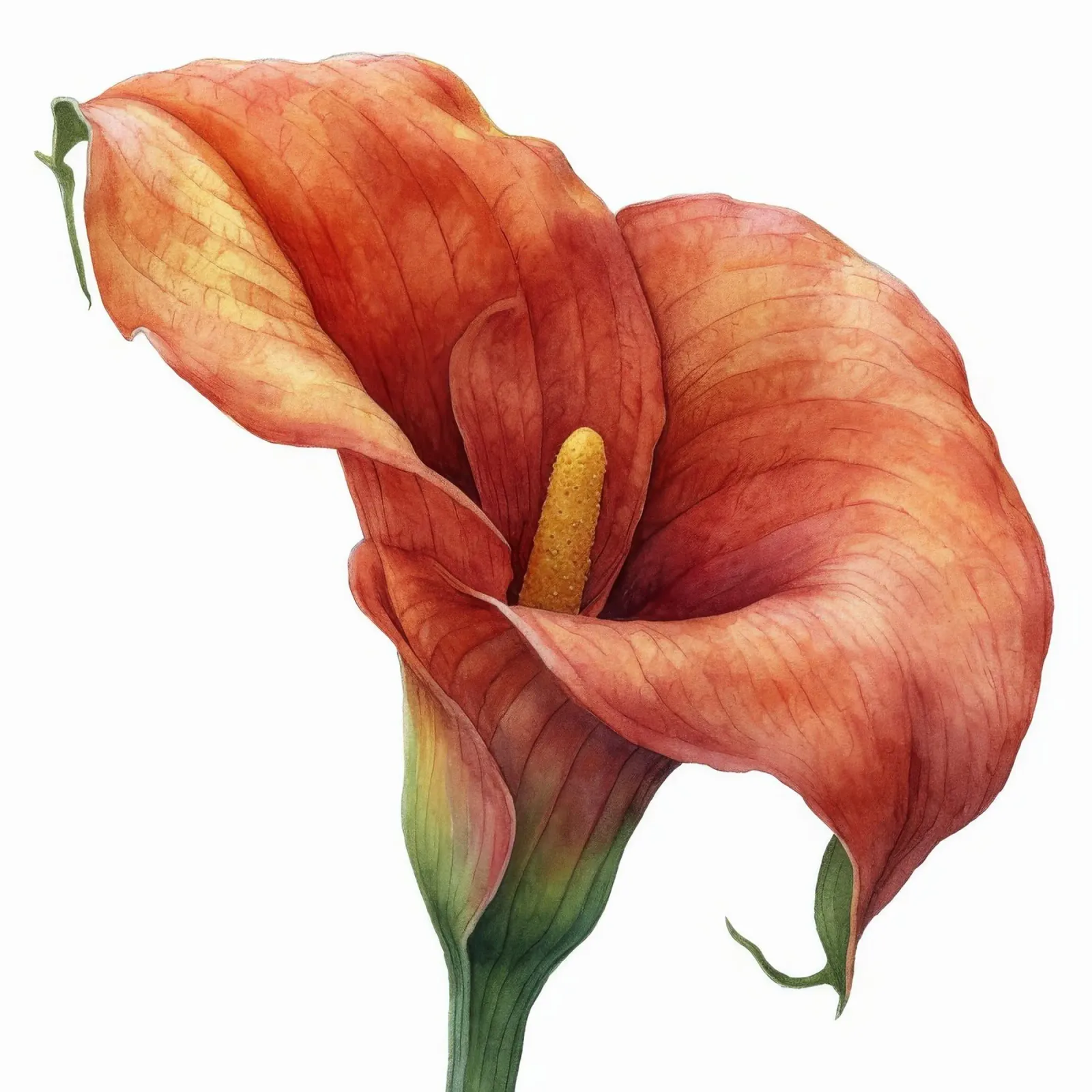 Fiore di calla 3 pellicola backlit da Bold Blooms