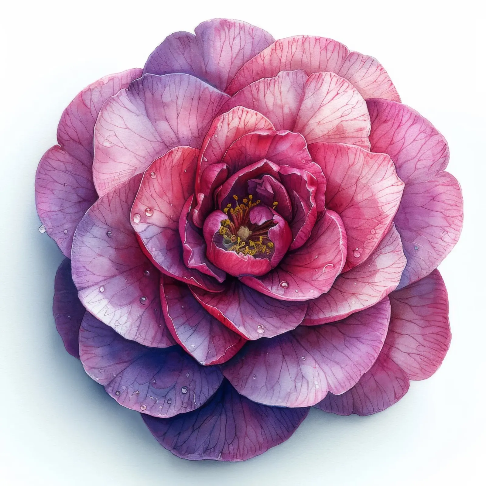 Fiore di camelia 4 pellicola backlit da Bold Blooms