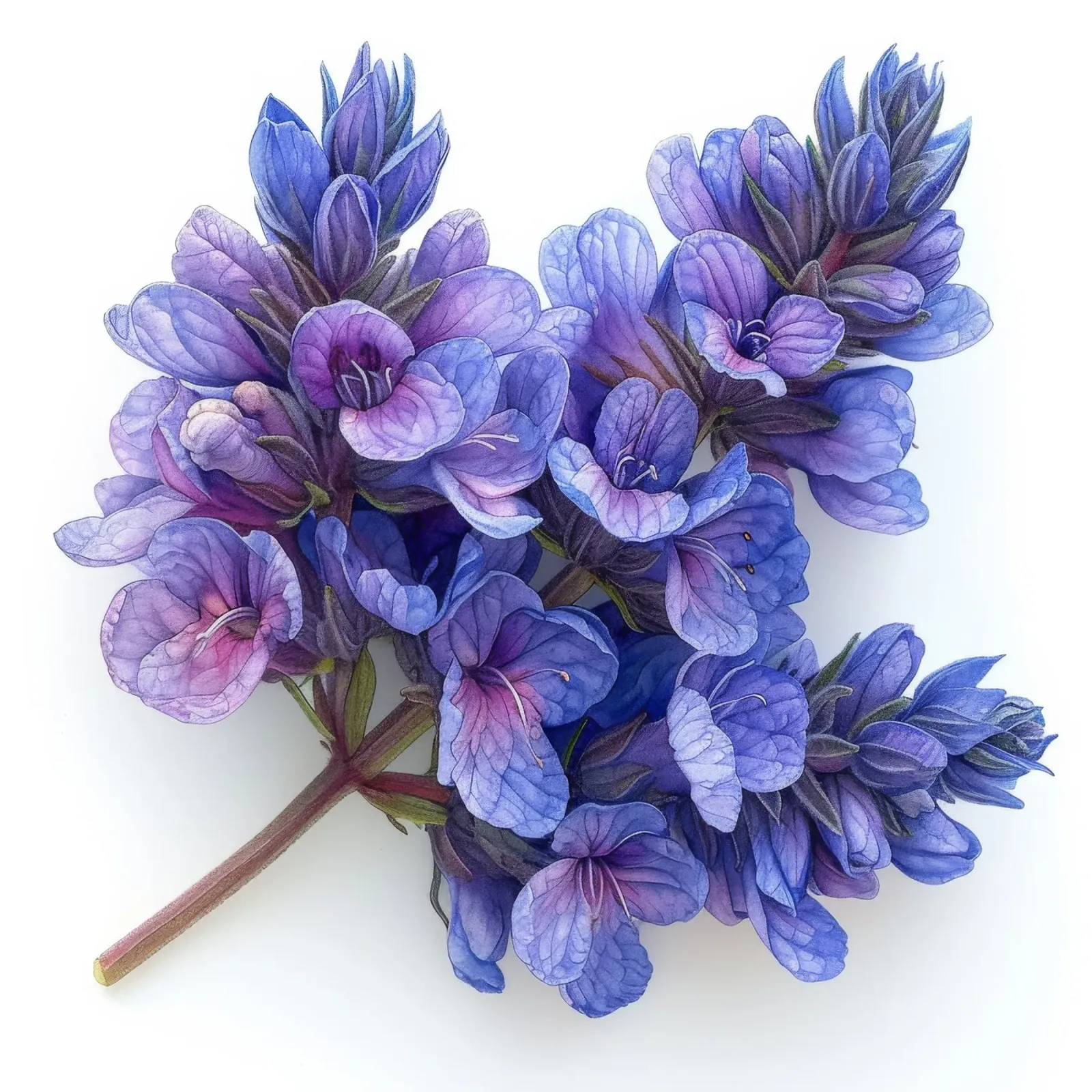 Kattenkruid Bloem 3 canvas met Baklijst van Bold Blooms