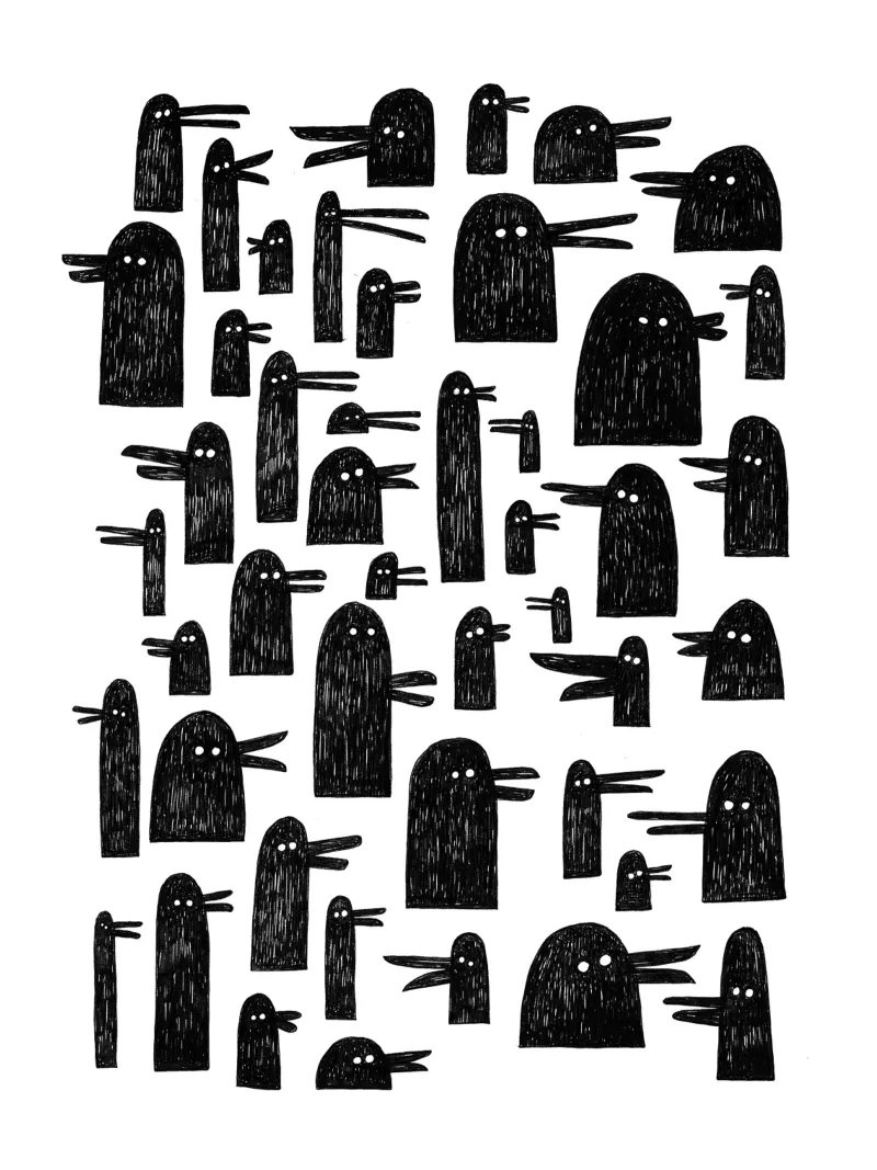 Ducks! carta hahnemühle da Richard Hood