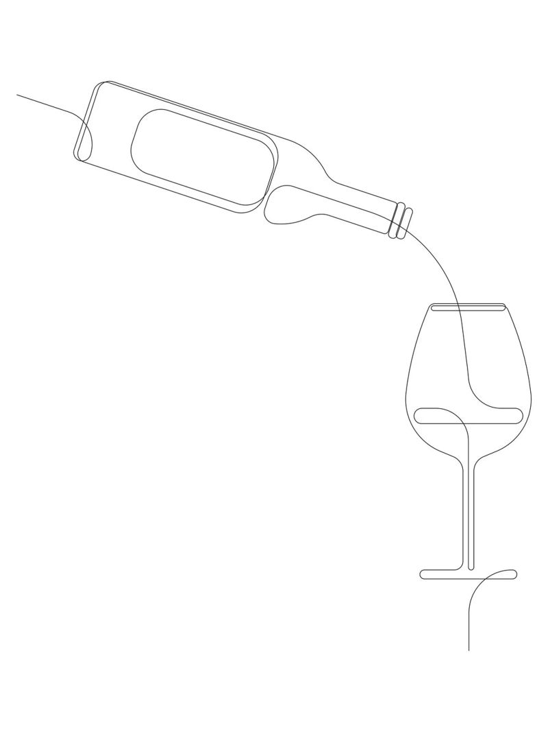 Vinous - una linea di vini pellicola backlit da Addillum