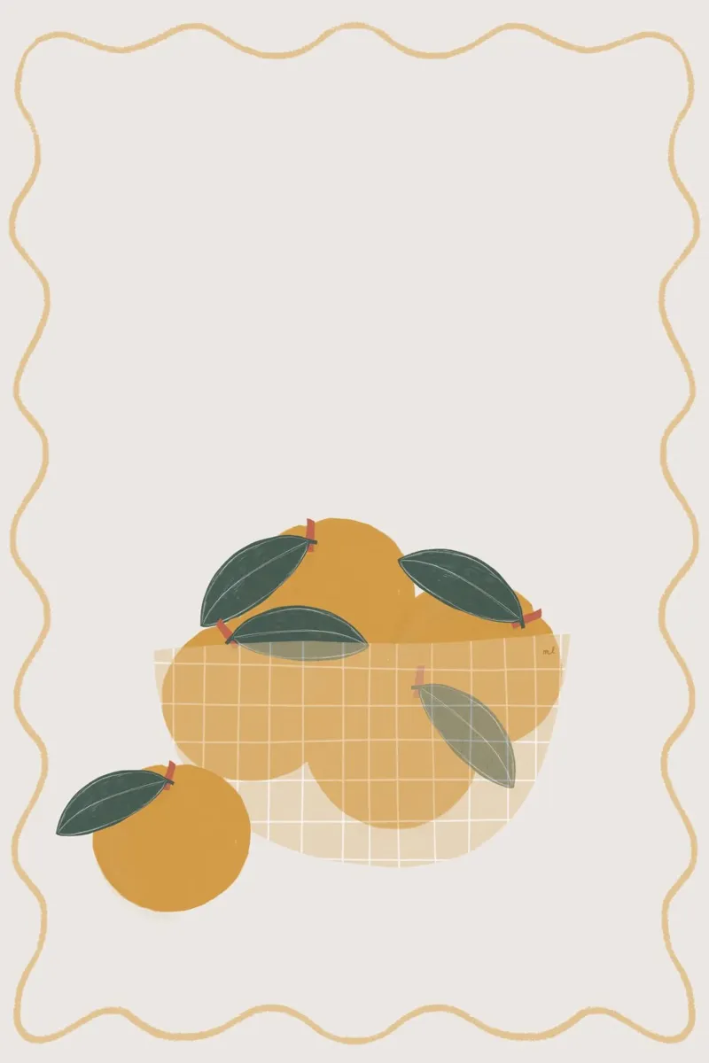 Bowl of Oranges Hahnemühle von Menina Lisboa