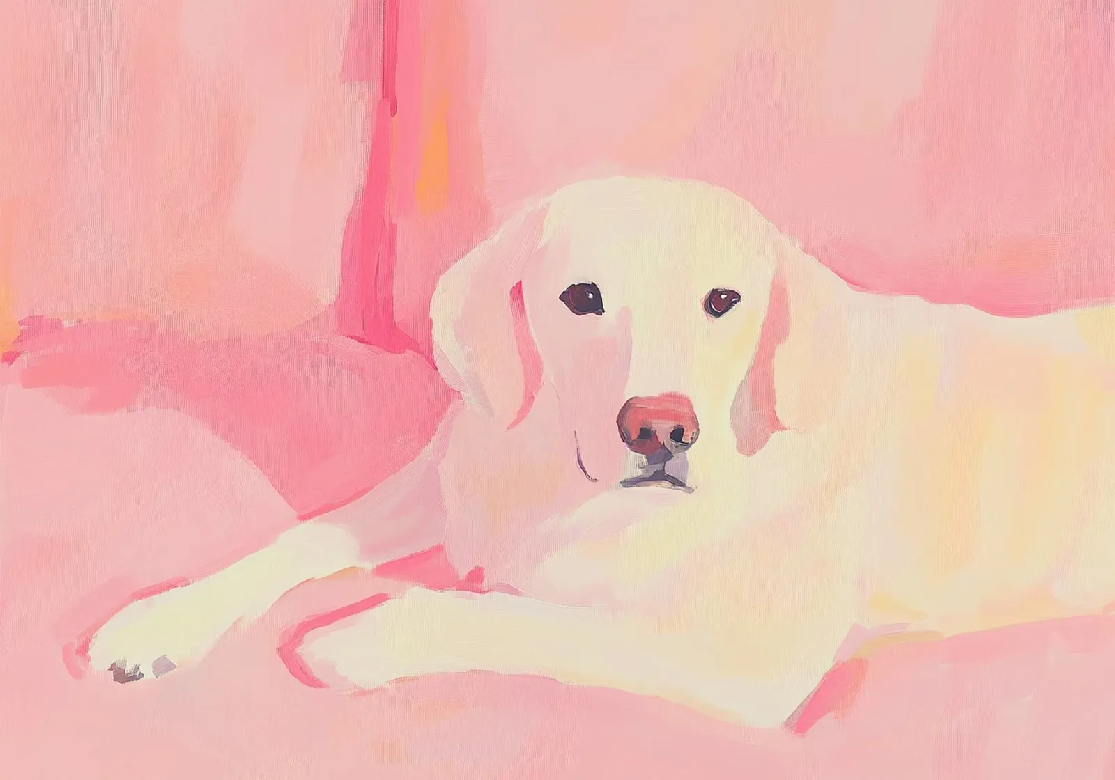 Cane Preppy Rosa plexiglass da Euphoria Theresa