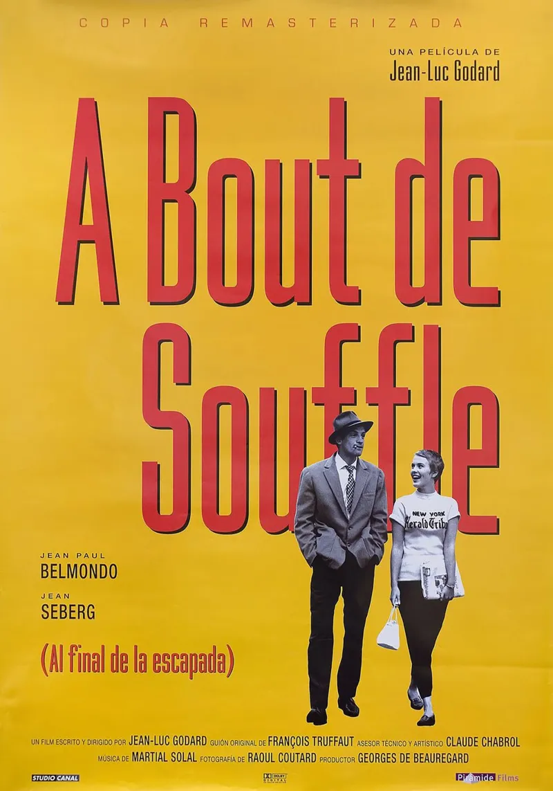 A bout de souffle (Breathless Movie) poster da Attaboy Dsgn