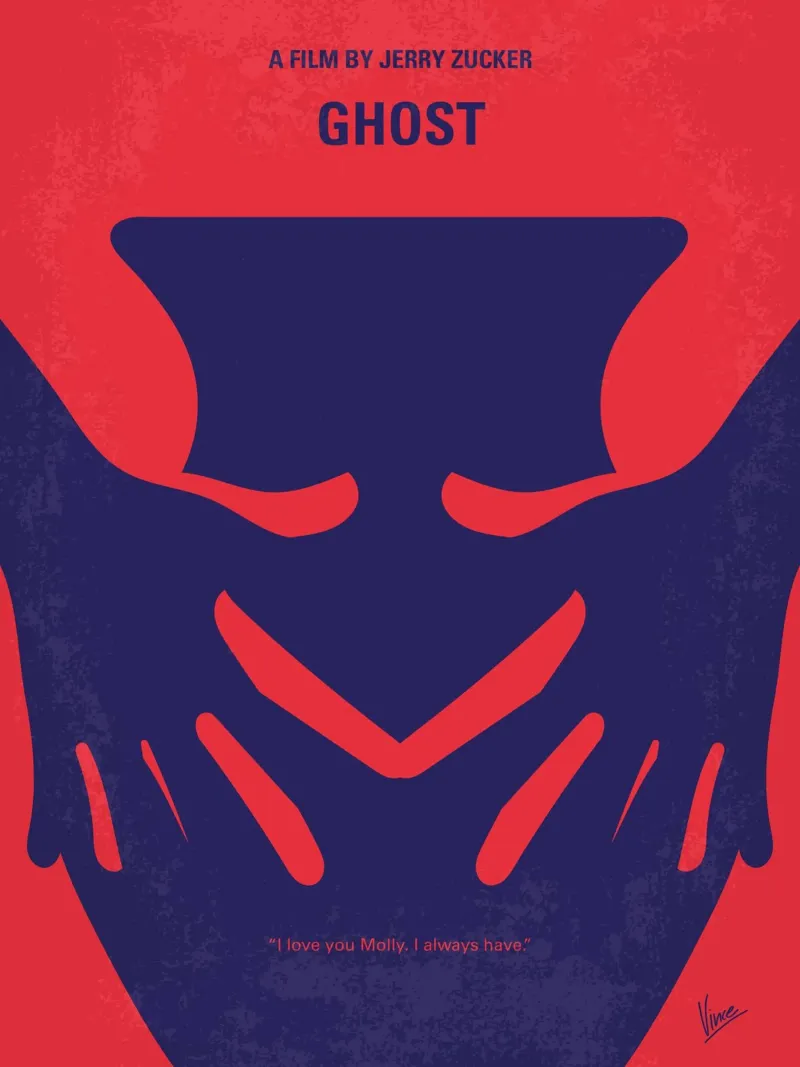 No971 My Ghost minimal movie poster pellicola backlit da Chungkong