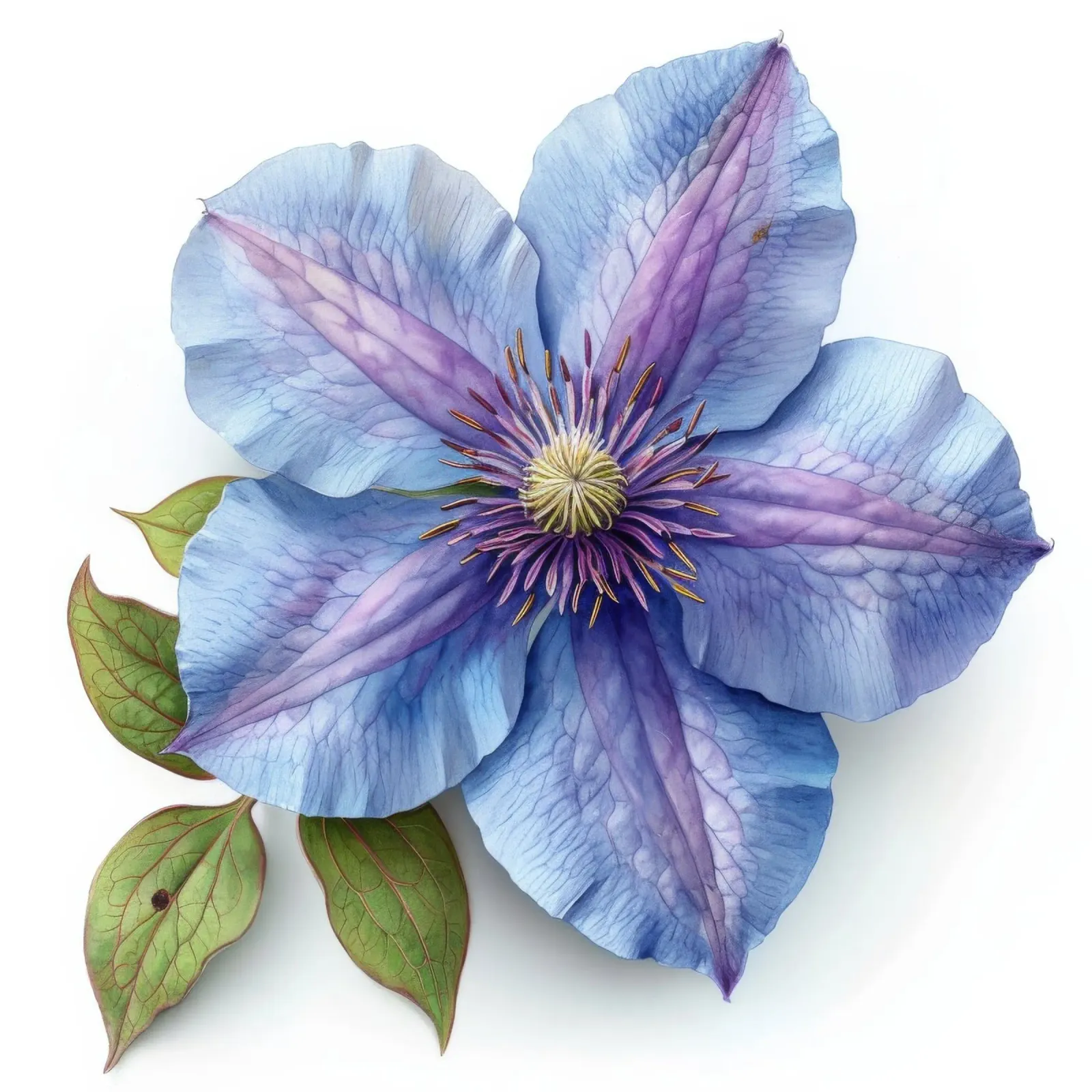 Fiore di clematide 3 pellicola backlit da Bold Blooms