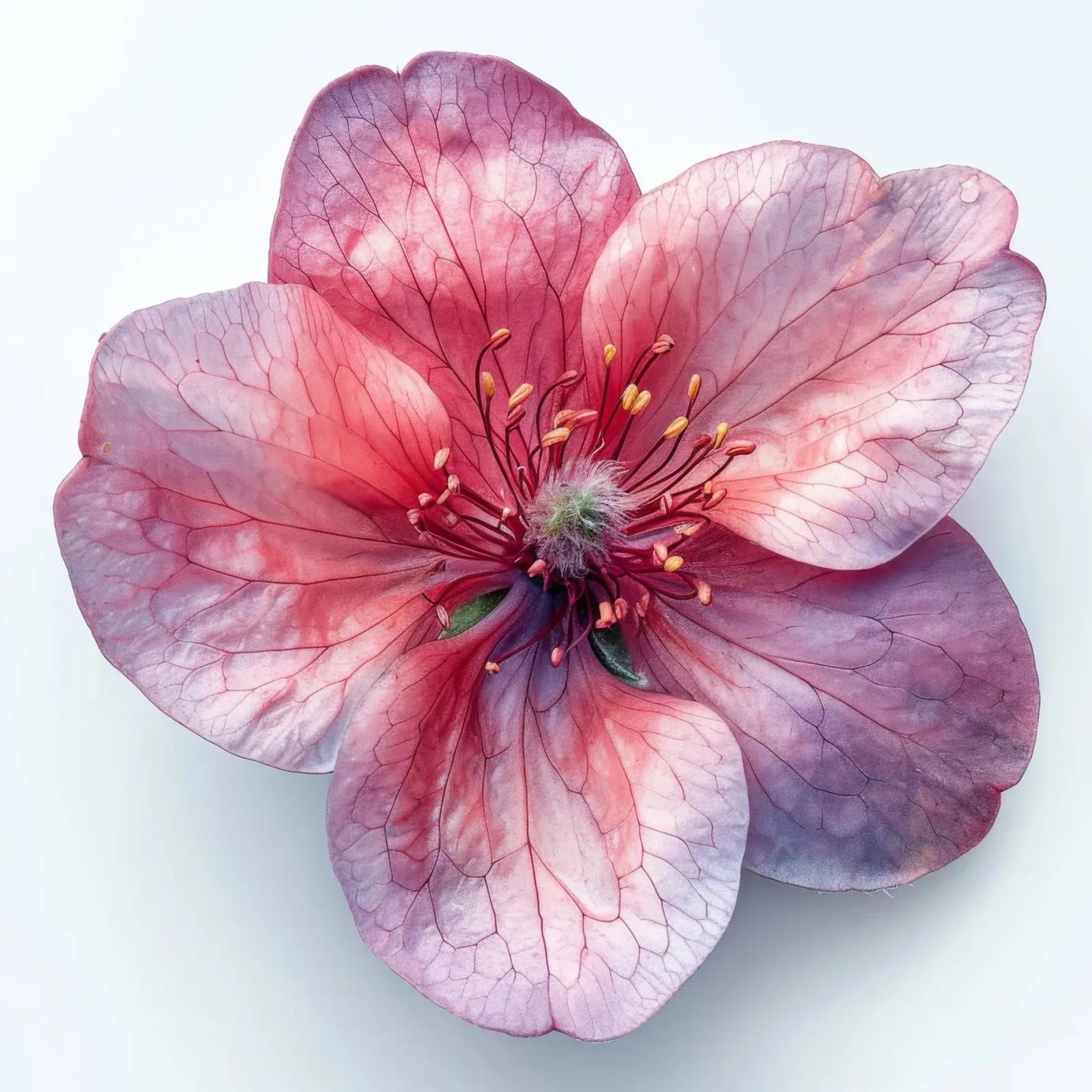 Coral Bells Flower 2 canvas by Bold Blooms