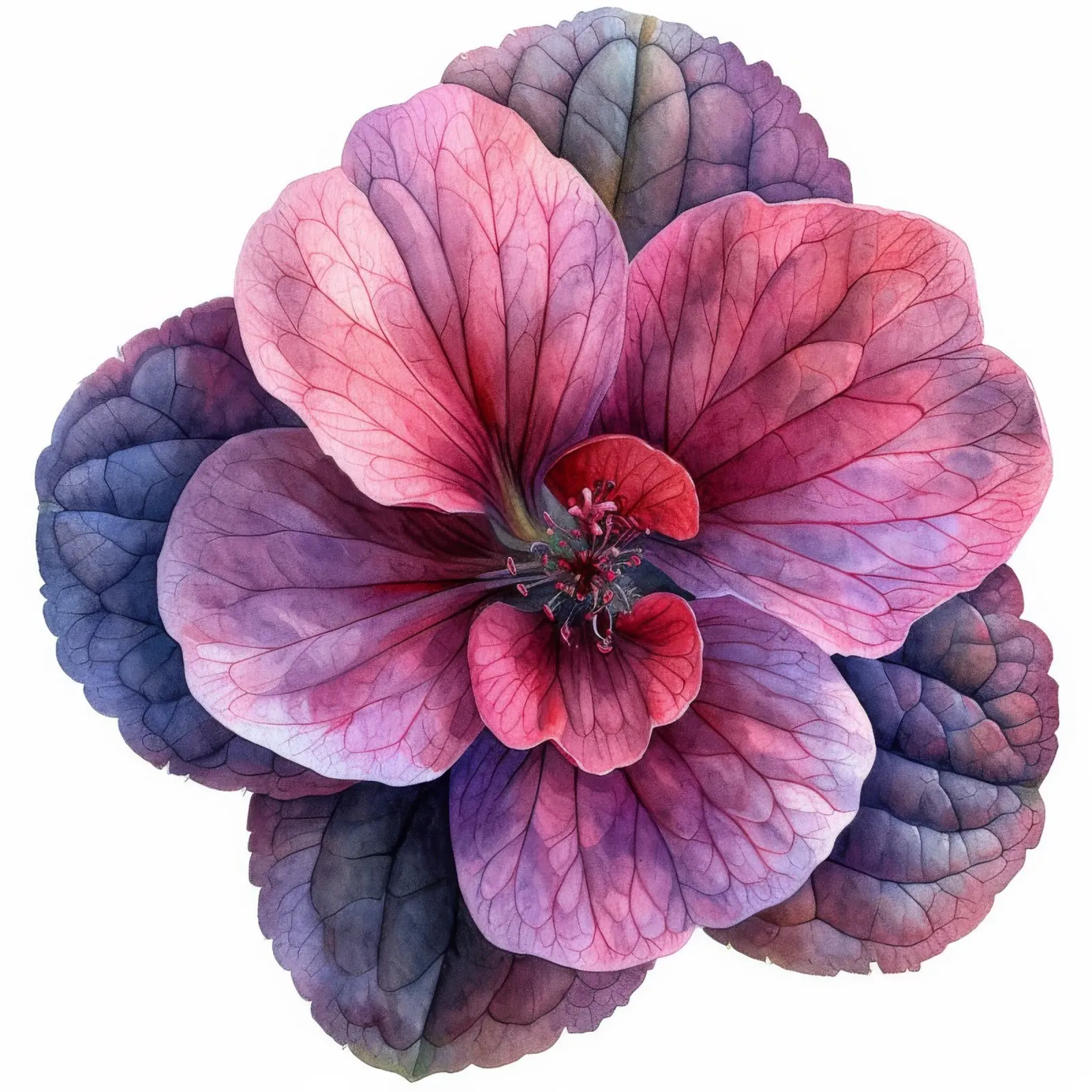 Koraalklokjes Bloem 3 forex-plaat van Bold Blooms