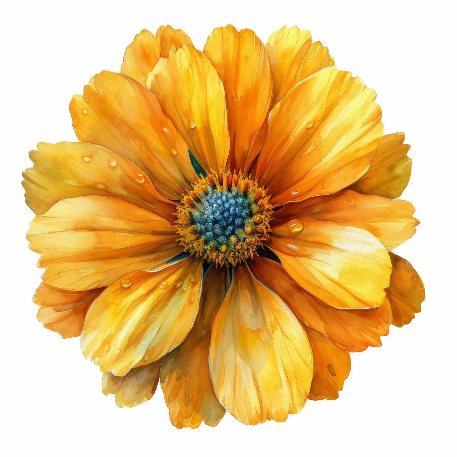 Fiore di coreopsis 4 pellicola backlit da Bold Blooms