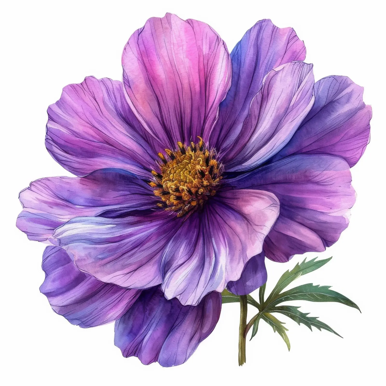 Cosmos Flower 1 alu-dibond by Bold Blooms