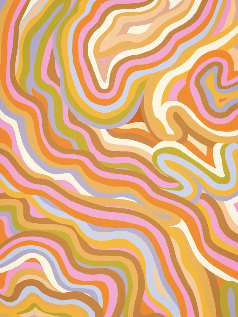 Painted marble poster con telaio in legno da GigiRosado