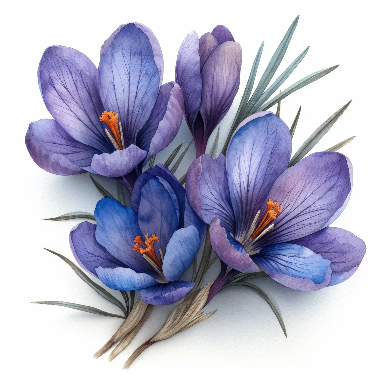 Crocus Flower 3 poster by Bold Blooms