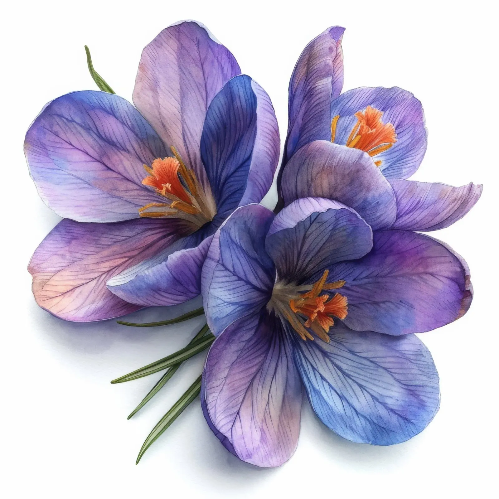 Fiore di croco 4 pellicola backlit da Bold Blooms