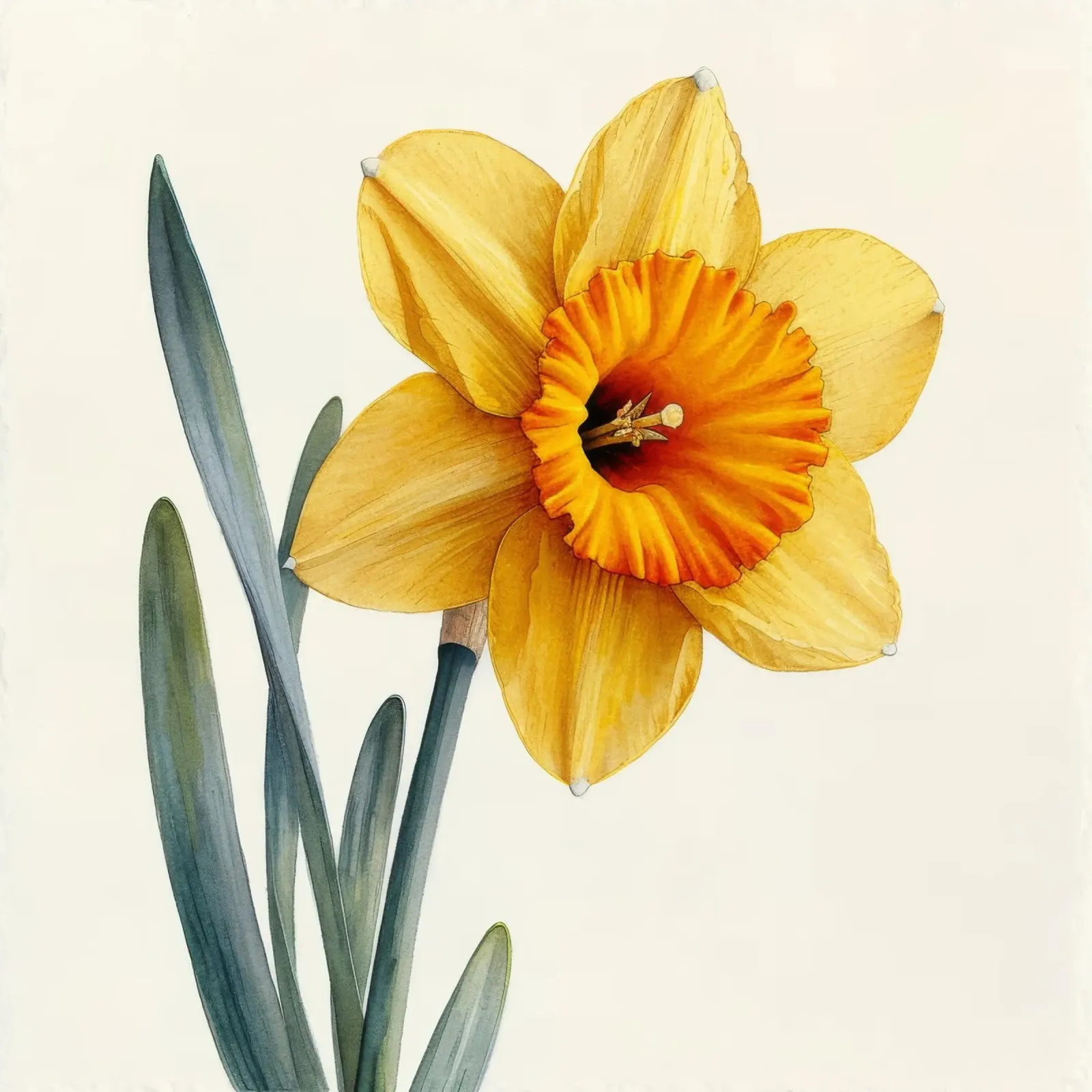 Fiore di narciso 2 pellicola backlit da Bold Blooms