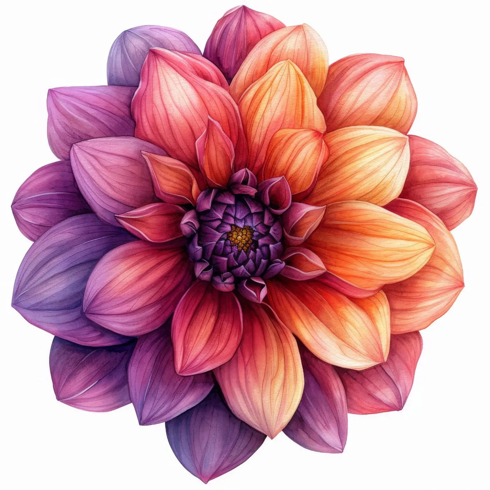 Fiore di dalia 1 pellicola backlit da Bold Blooms