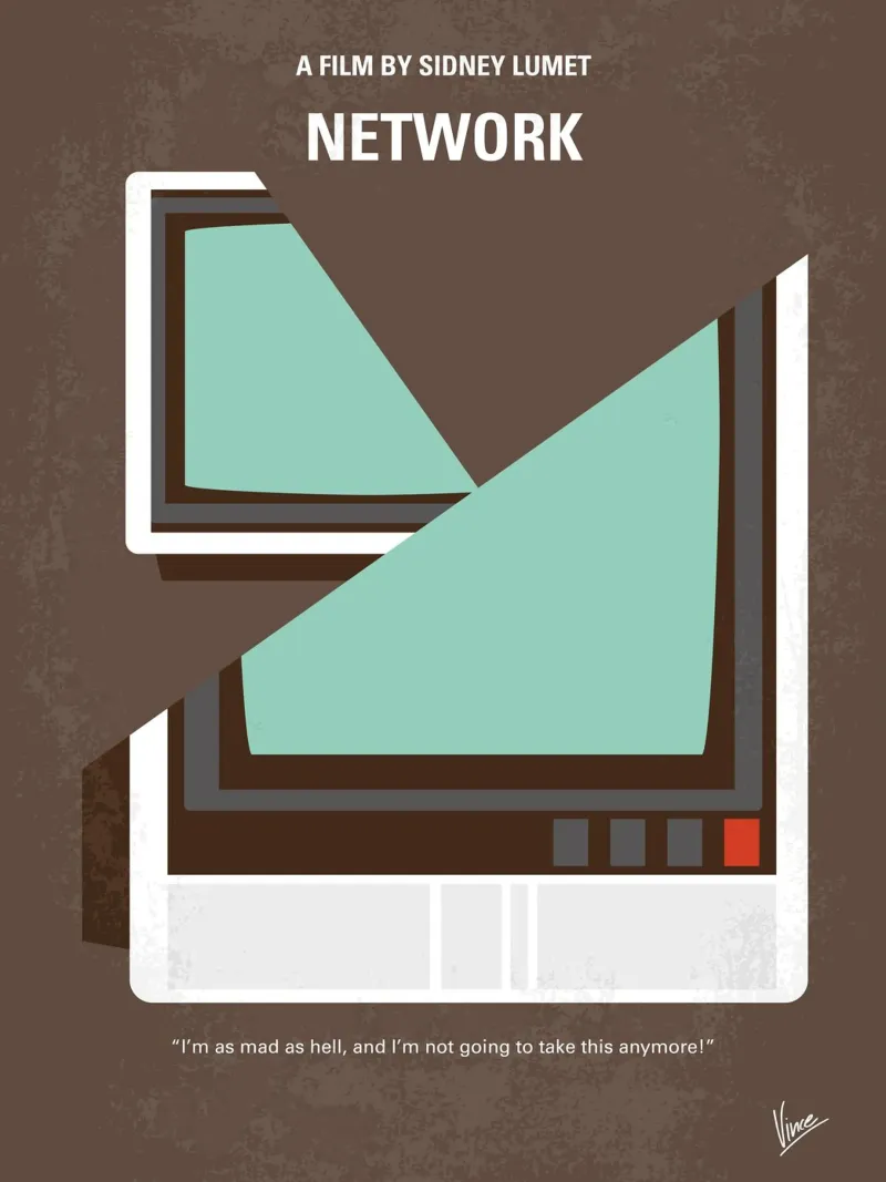 No1021 My Network minimal movie poster pellicola backlit da Chungkong