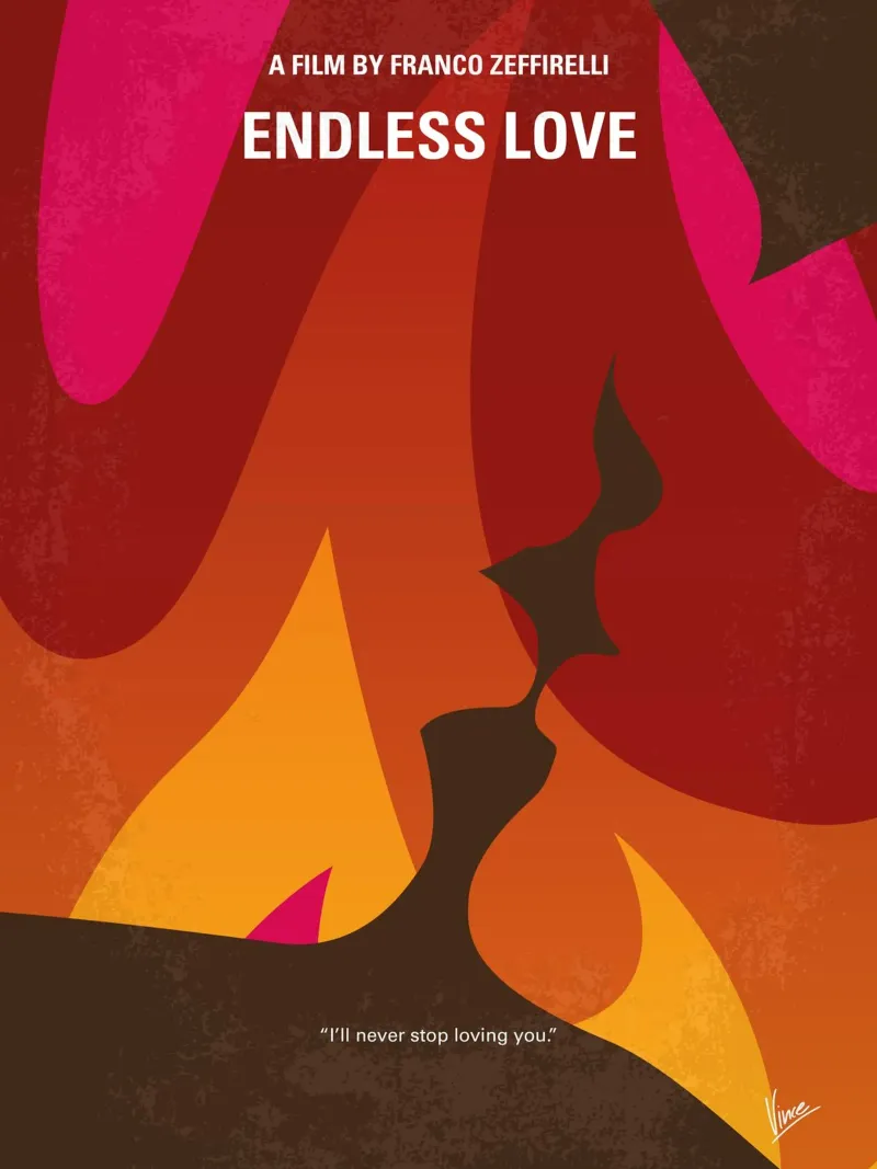 No1023 My Endless Love minimal movie poster pellicola backlit da Chungkong