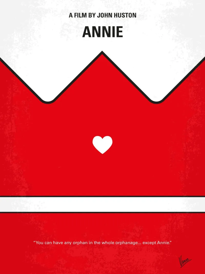 No1027 My Annie minimal movie poster poster con telaio in alluminio da Chungkong