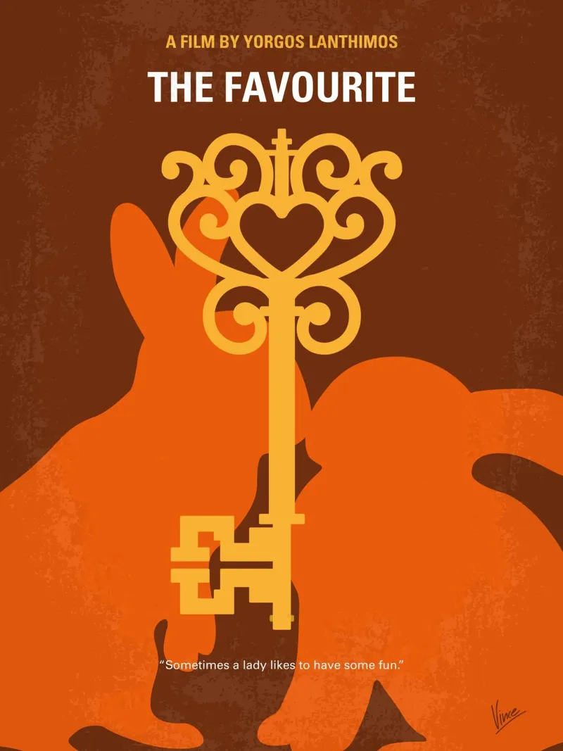 No1037 My The Favourite minimal movie poster canvas met Baklijst van Chungkong