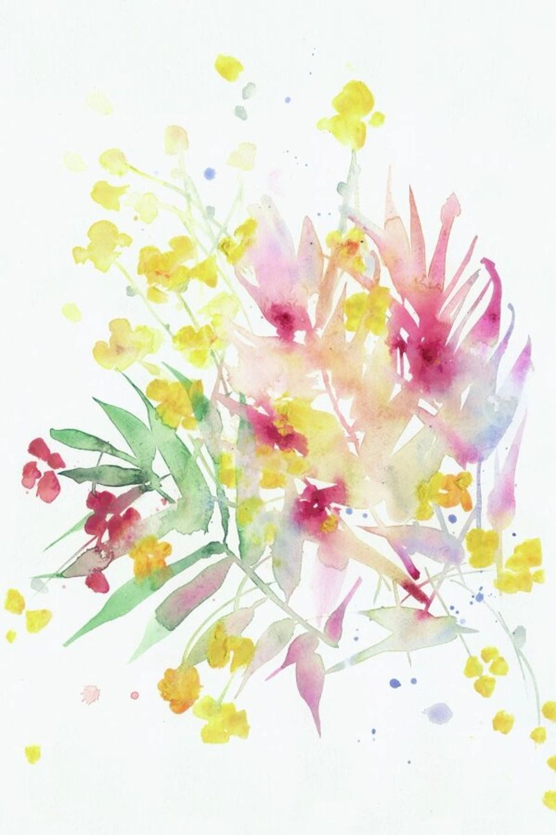 Fiori I poster van agnes-cecile