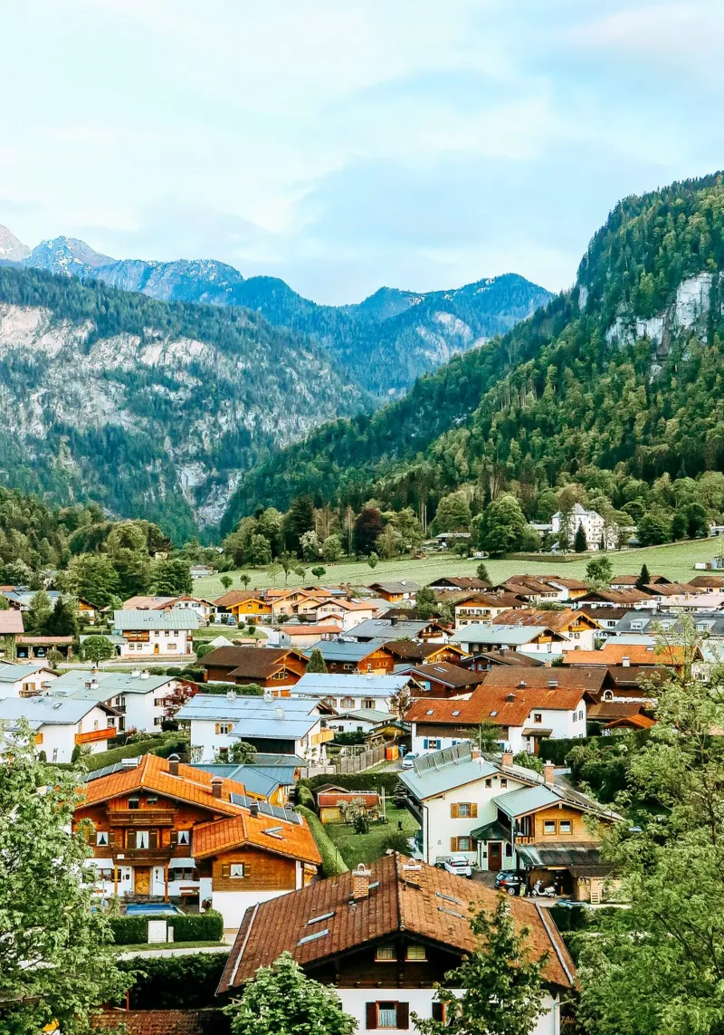 Berchtesgadener Land poster con telaio in plastica da Kudamm & Alpen