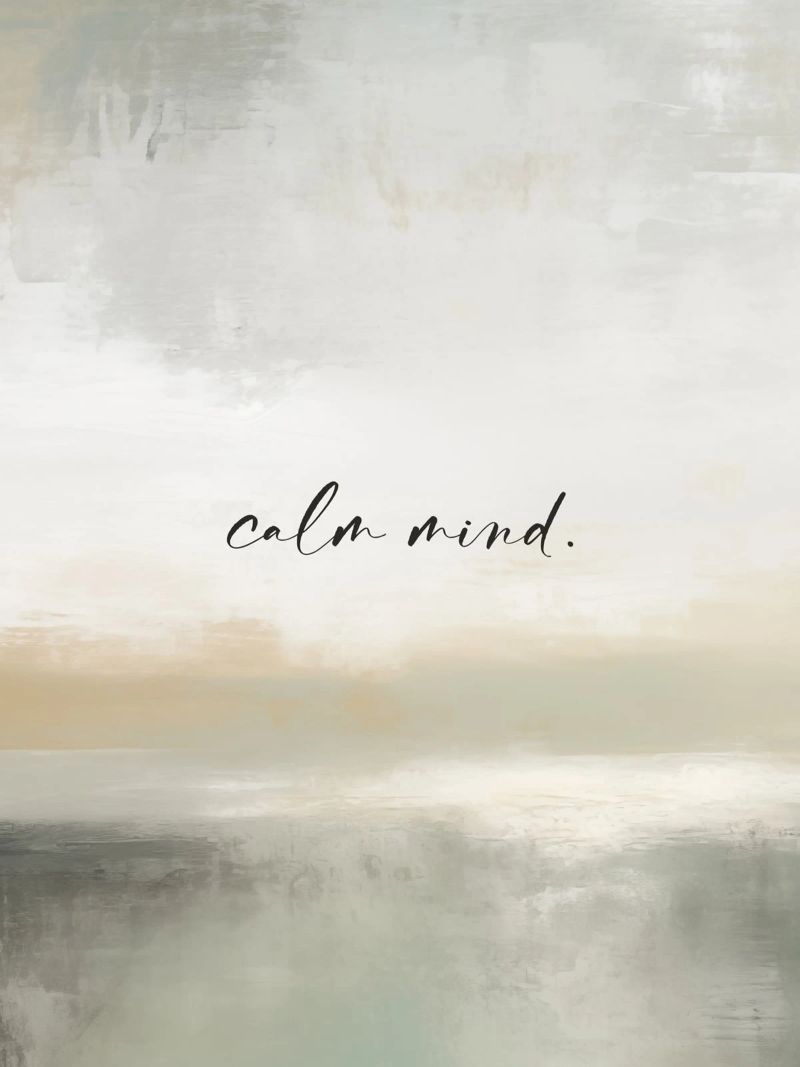 Calm Mind Poster von treechild