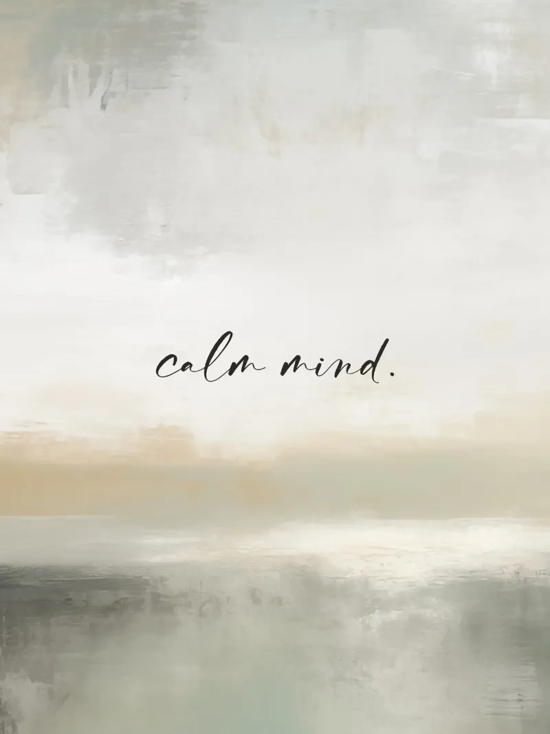 Calm Mind poster da treechild