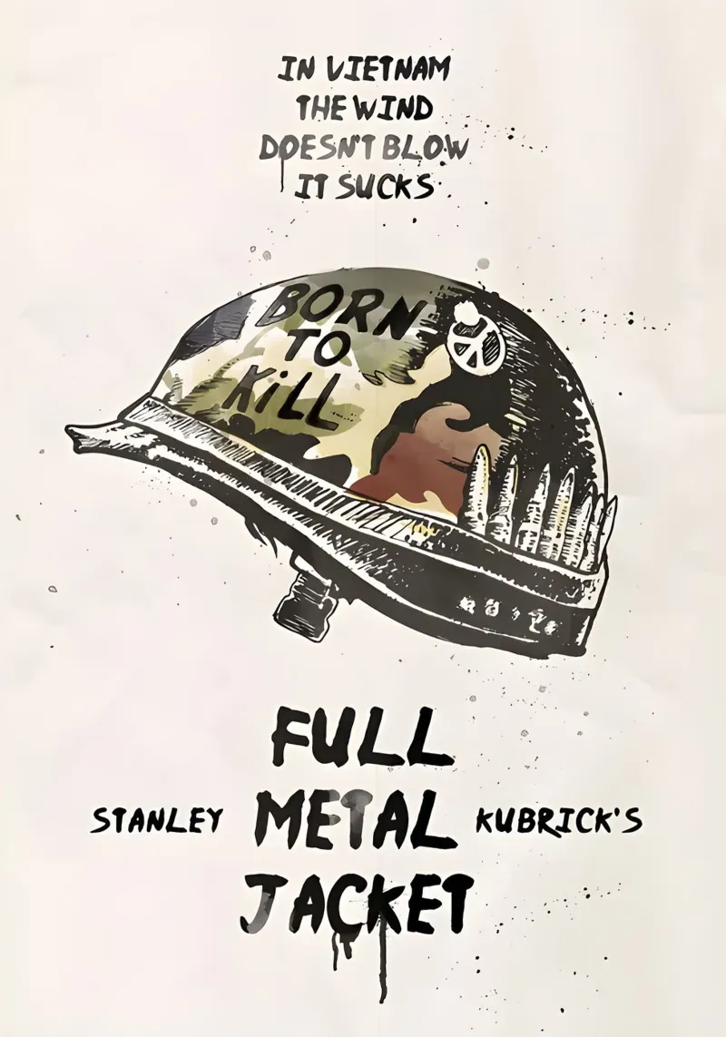 Full Metal Jackett tela con Cornice a cassetta da Attaboy Dsgn