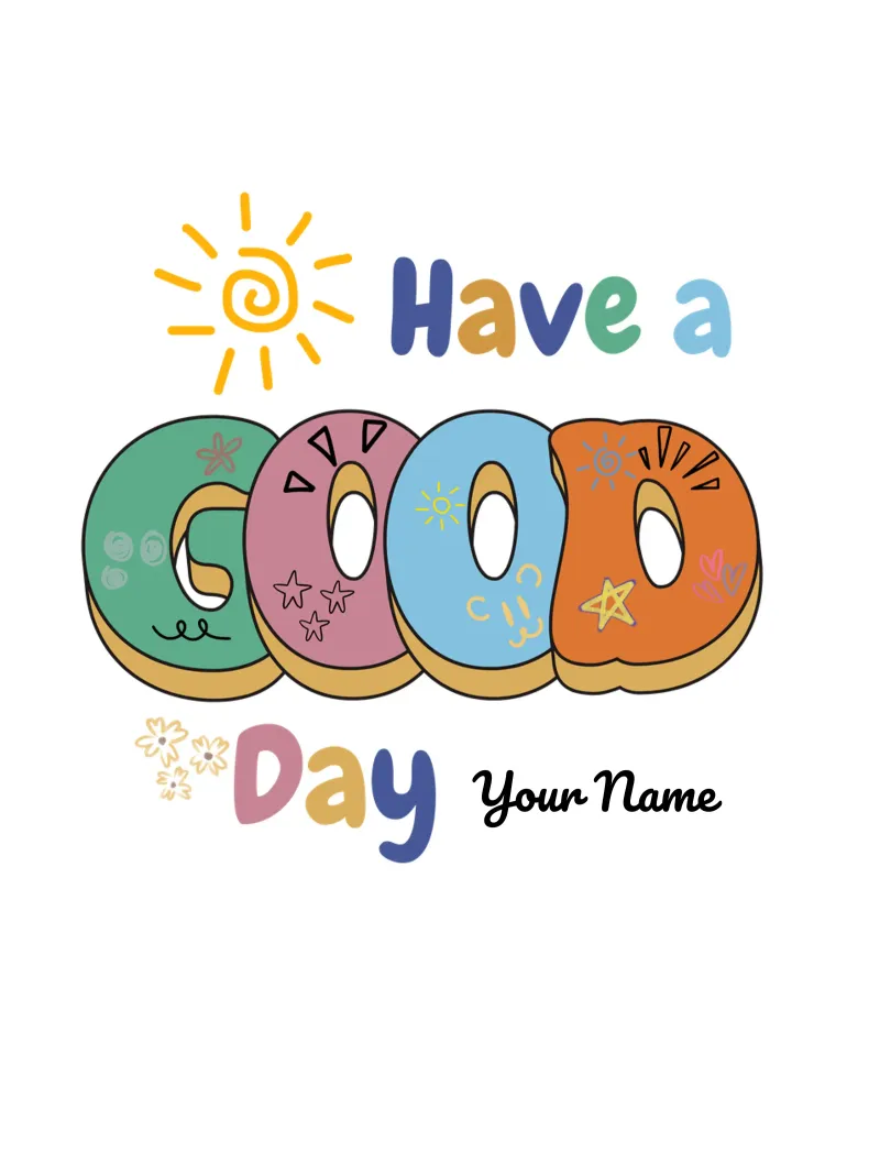 Good Vibes Only canvas by Doodle Dreams Art