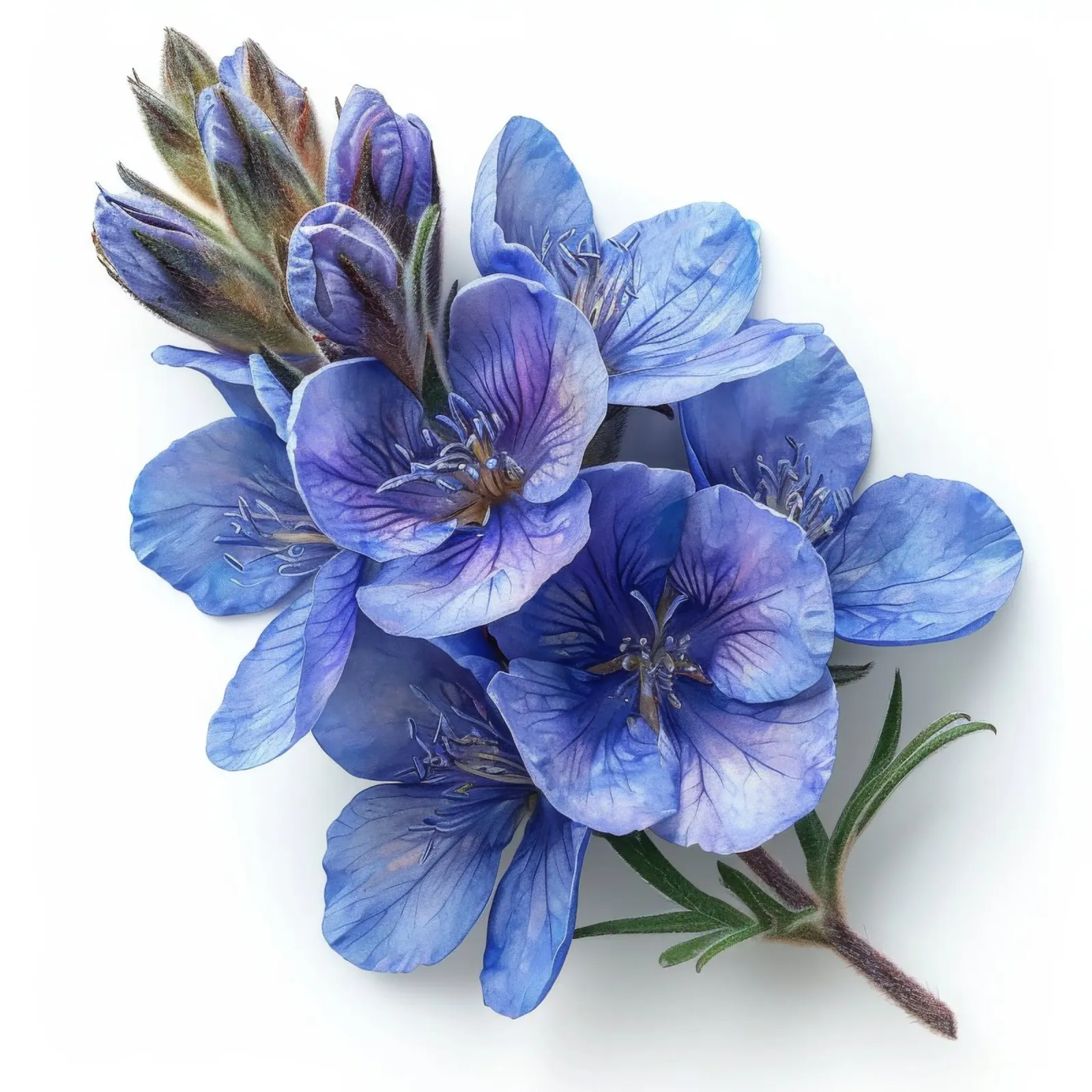 Falso fiore indaco 4 pellicola backlit da Bold Blooms