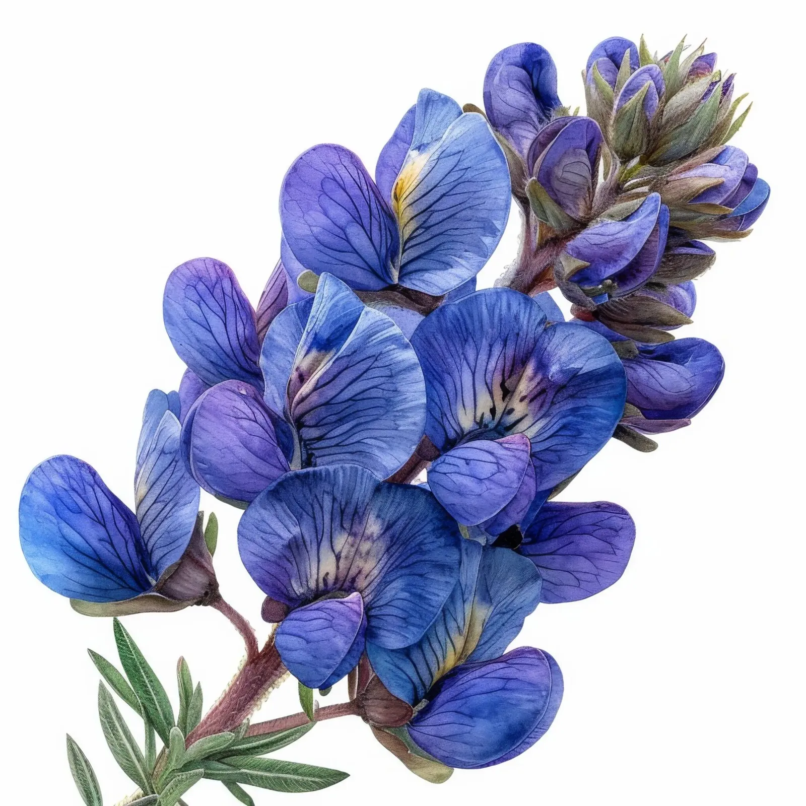 Falso fiore indaco 1 pellicola backlit da Bold Blooms
