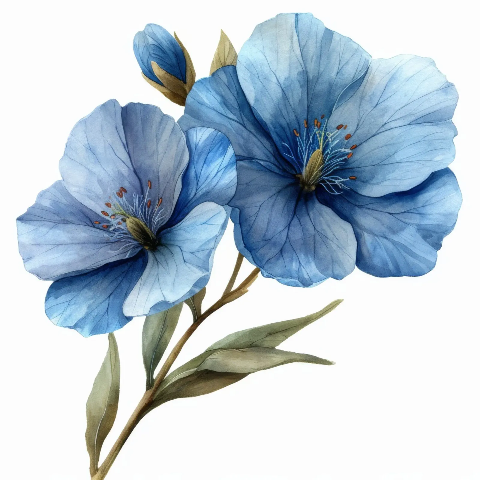 Fiore di lino 4 pellicola backlit da Bold Blooms