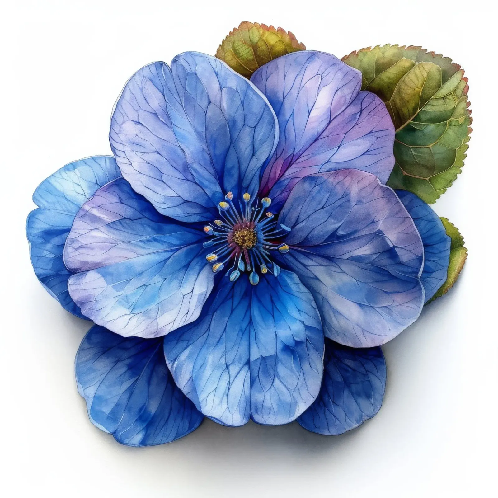 Fiore Forget Me Not 1 pellicola backlit da Bold Blooms