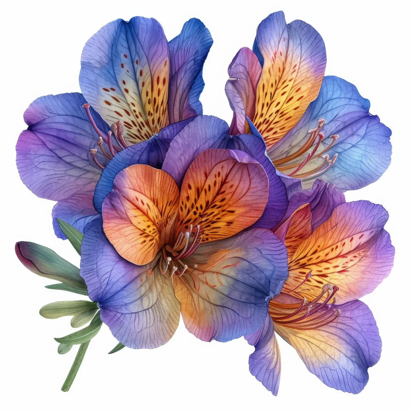 Fiore di fresia 3 pellicola backlit da Bold Blooms
