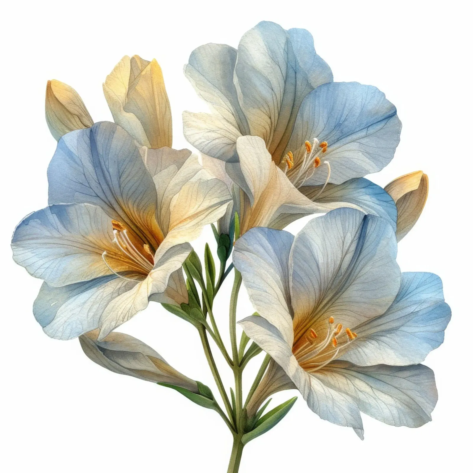 Fiore di fresia 4 pellicola backlit da Bold Blooms