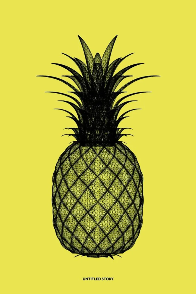 Ananas 1 pellicola backlit da Marc Schulthess