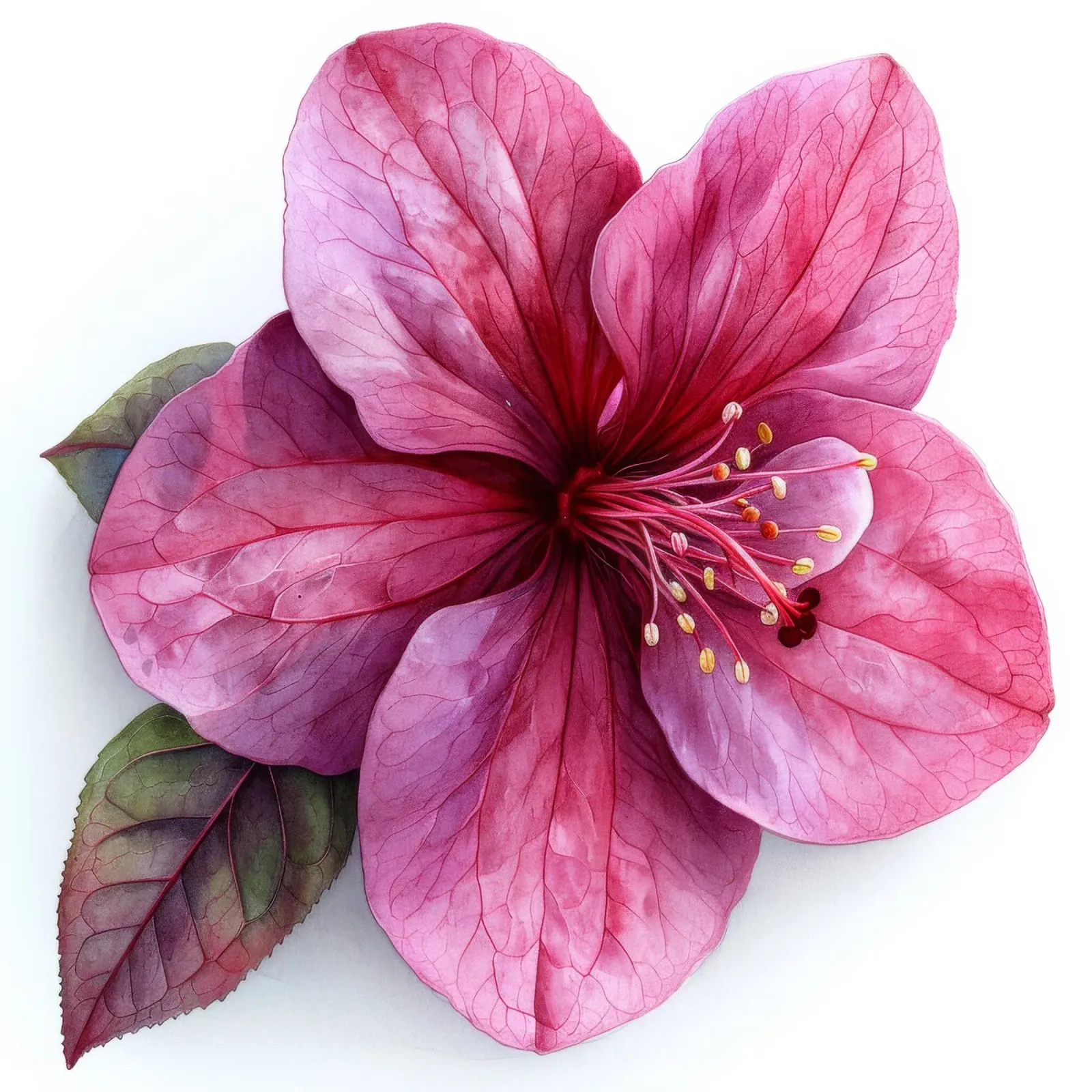 Fiore fucsia 3 pellicola backlit da Bold Blooms