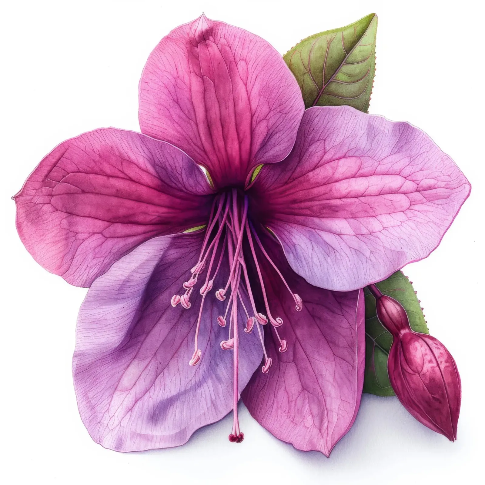Fiore fucsia 4 pellicola backlit da Bold Blooms
