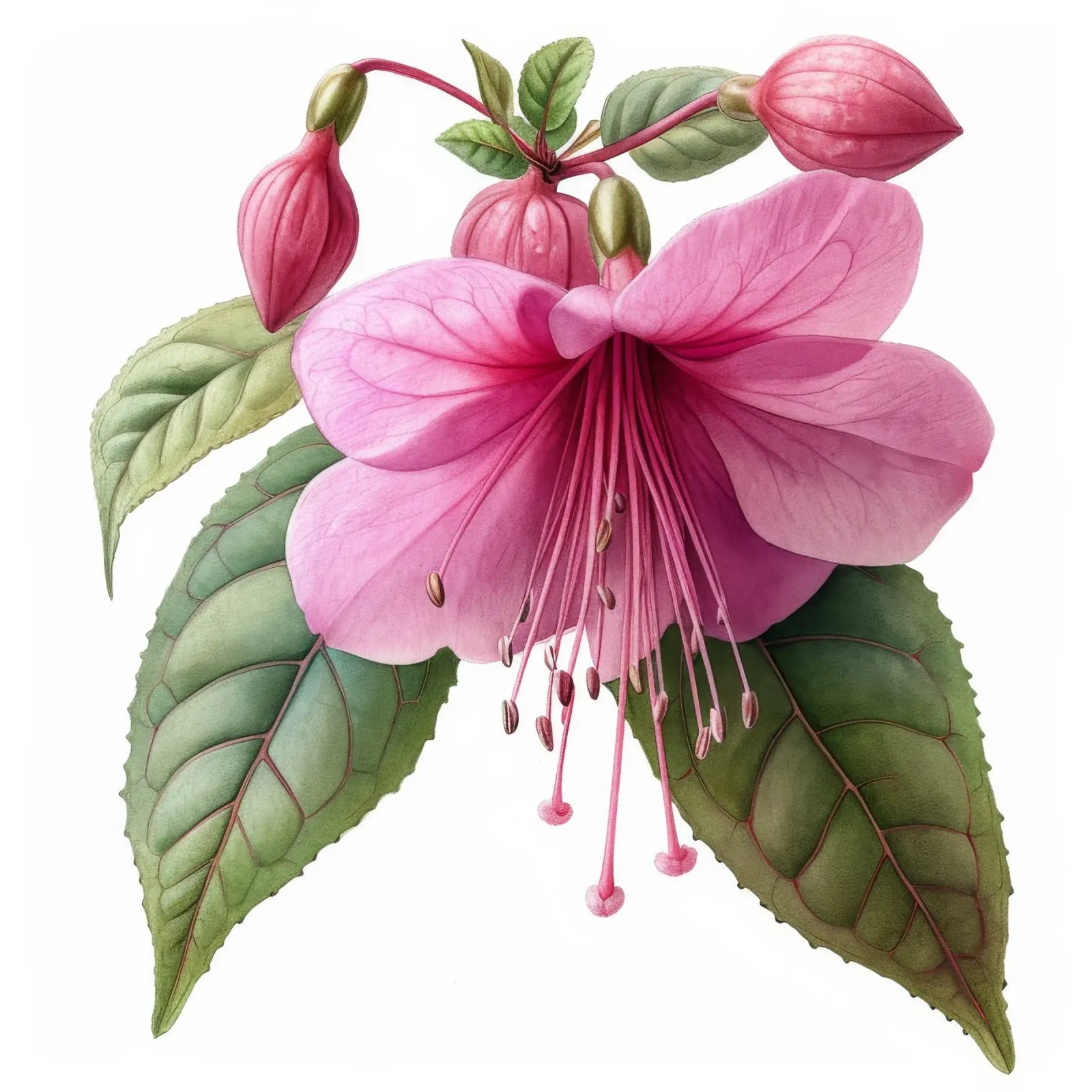 Fiore fucsia 1 pellicola backlit da Bold Blooms