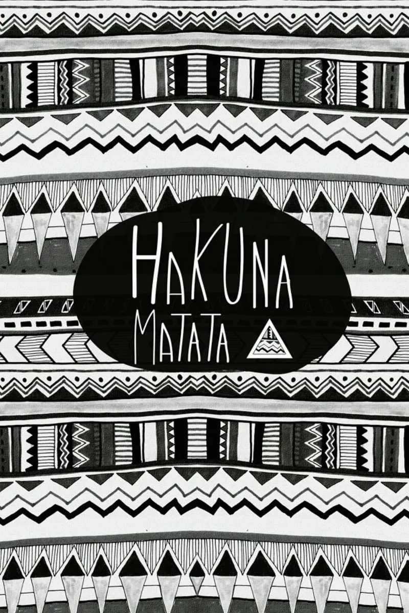 Hakuna matata pellicola backlit da Vasare Nar