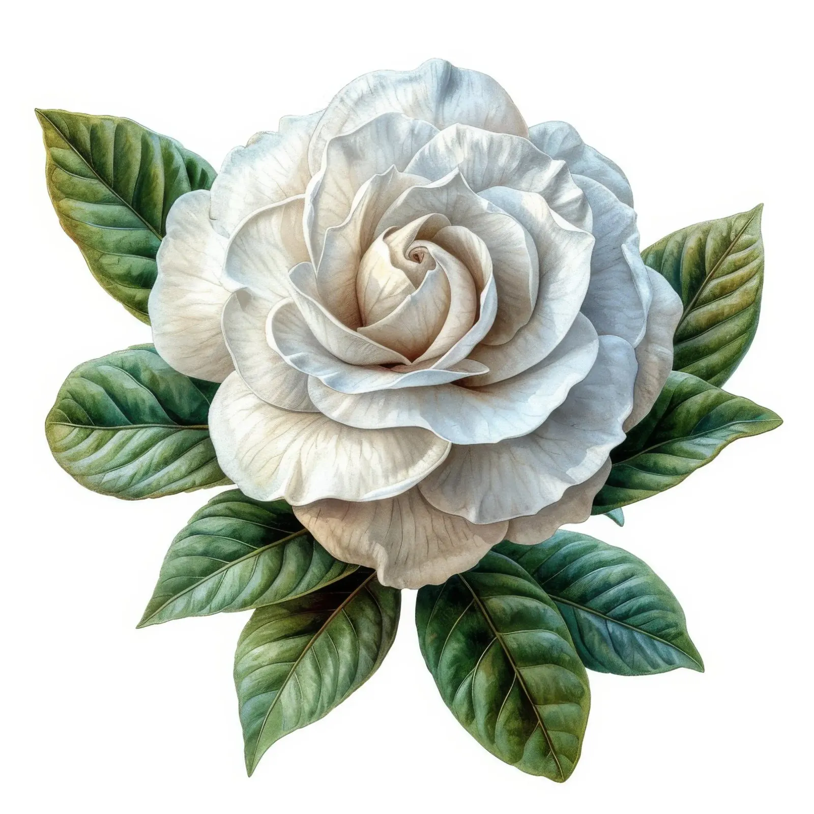 Fiore di gardenia 1 poster con telaio in plastica da Bold Blooms