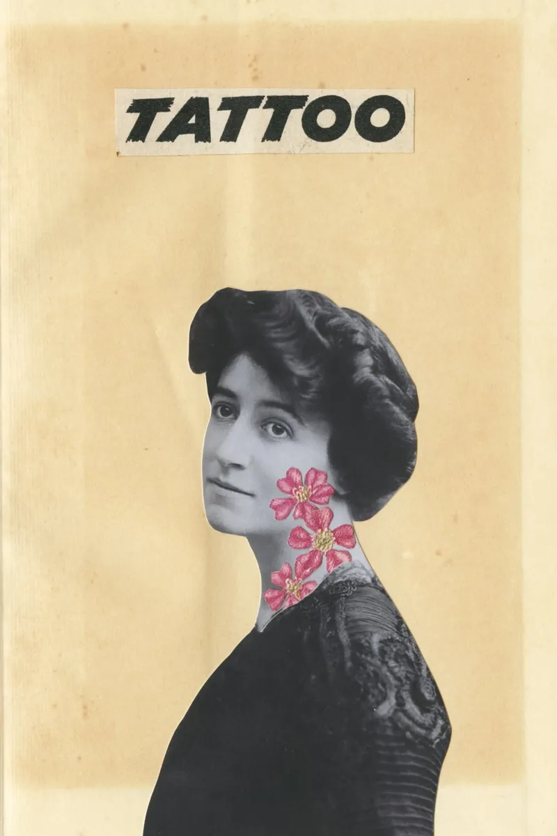 Tatuaggio carta hahnemühle da Cassia Beck Collage