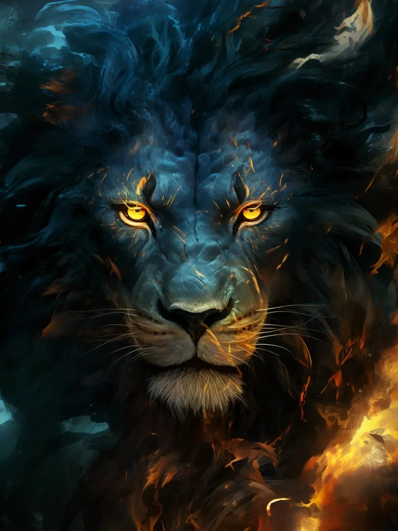 Lion Fantasy 2 pellicola backlit da Mateo