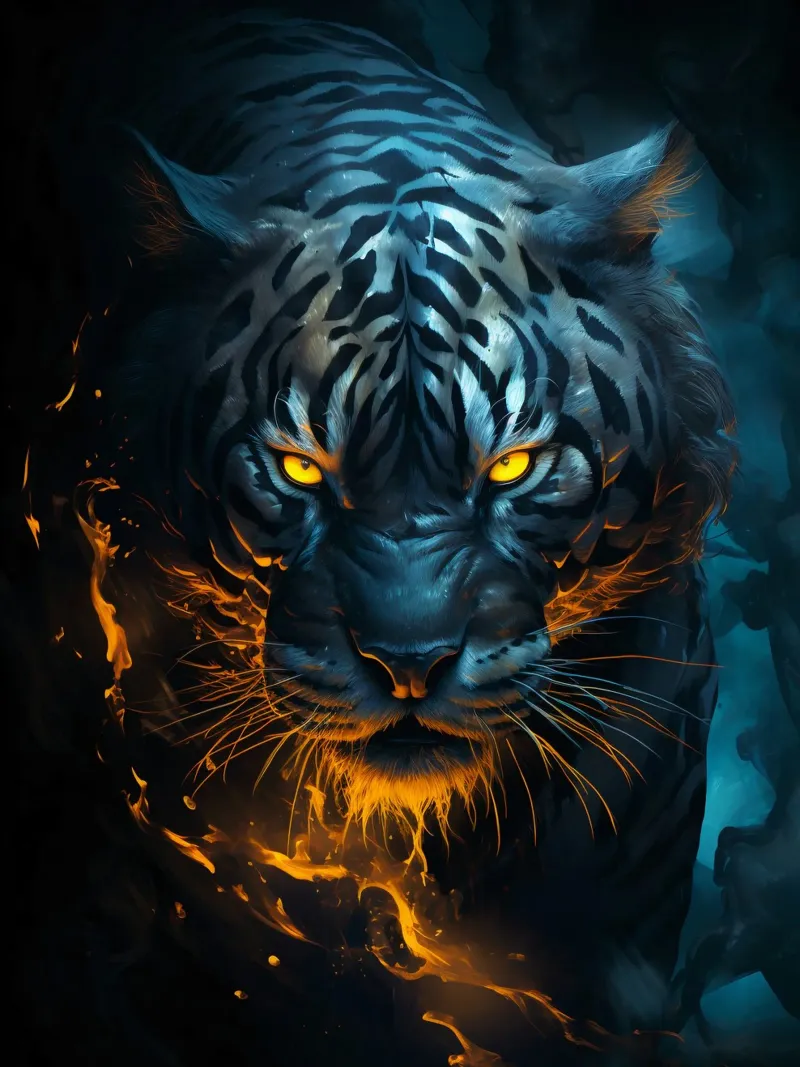 Tiger Fantasy 2 pellicola backlit da Mateo