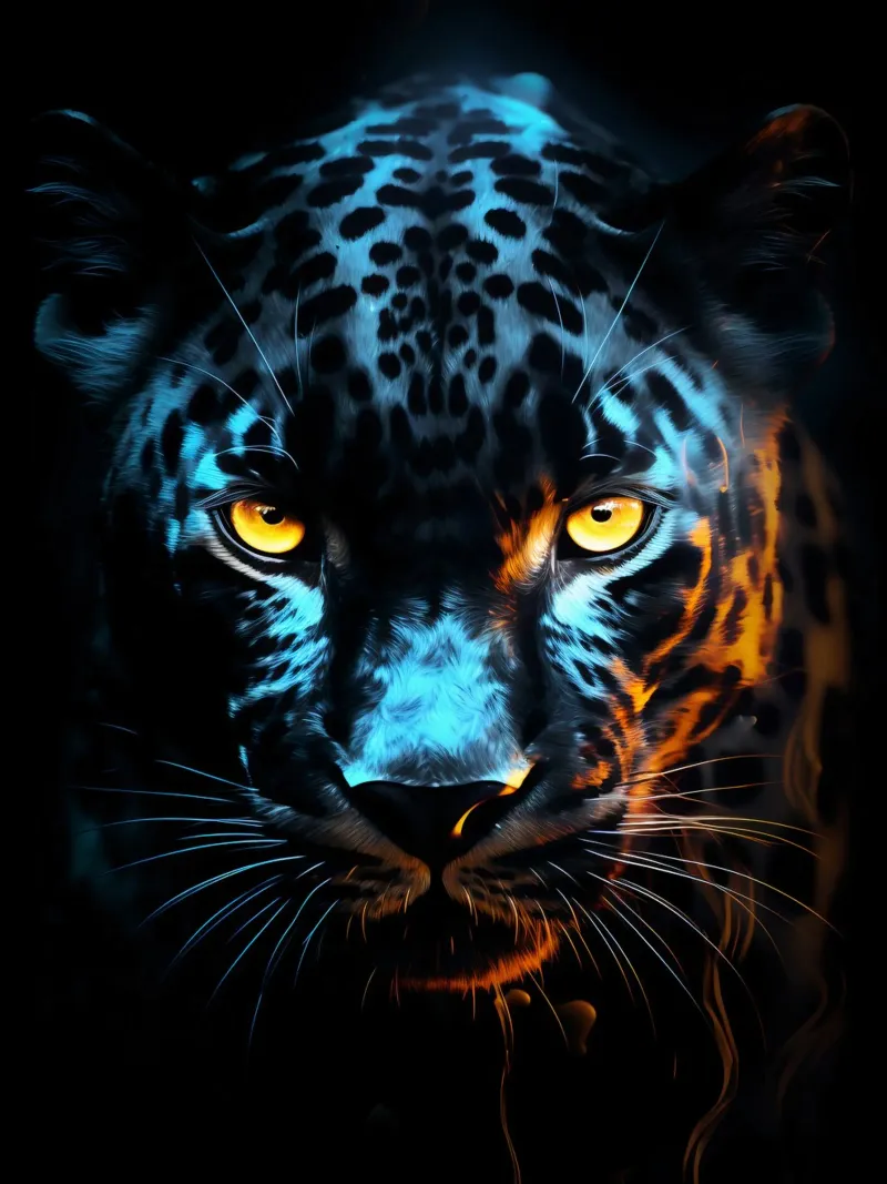 Leopard Fantasy pellicola backlit da Mateo