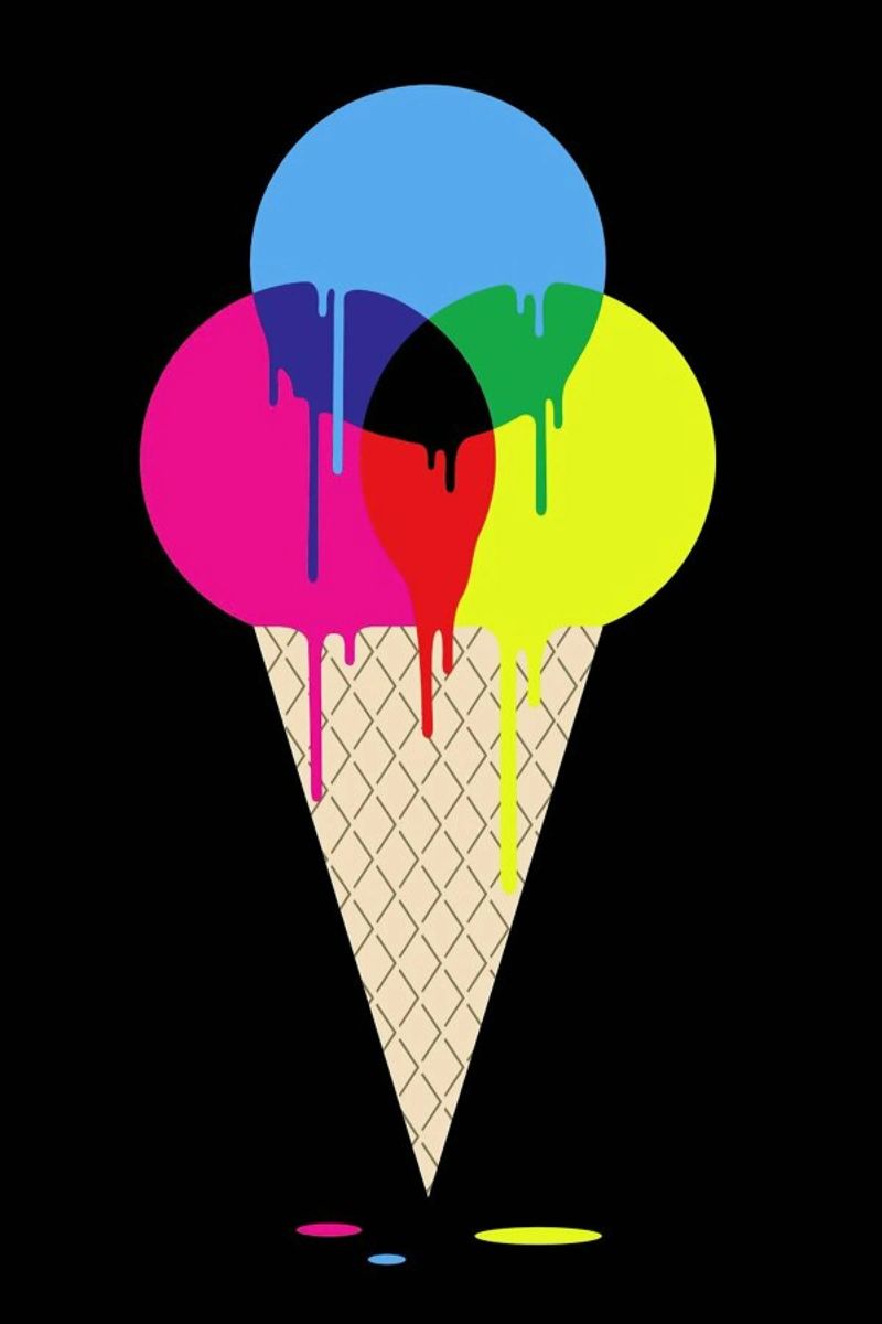 CMYKream poster by Davies Babies