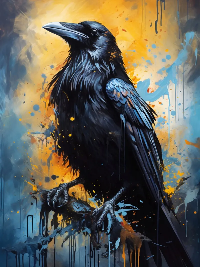 Raven Fantasy pellicola backlit da Mateo