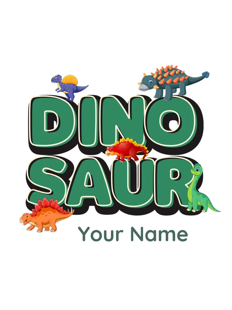 Avventura con i dinosauri pellicola backlit da Doodle Dreams Art