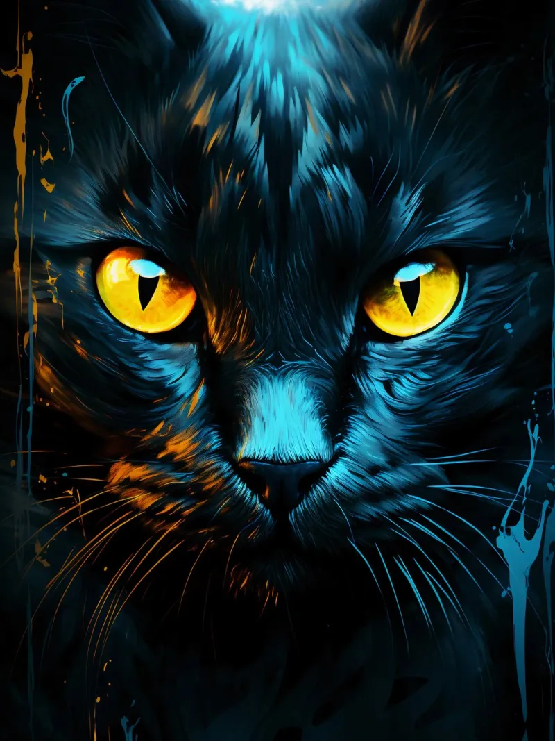 Cat Fantasy pellicola backlit da Mateo